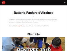 Tablet Screenshot of bf-airaines.com